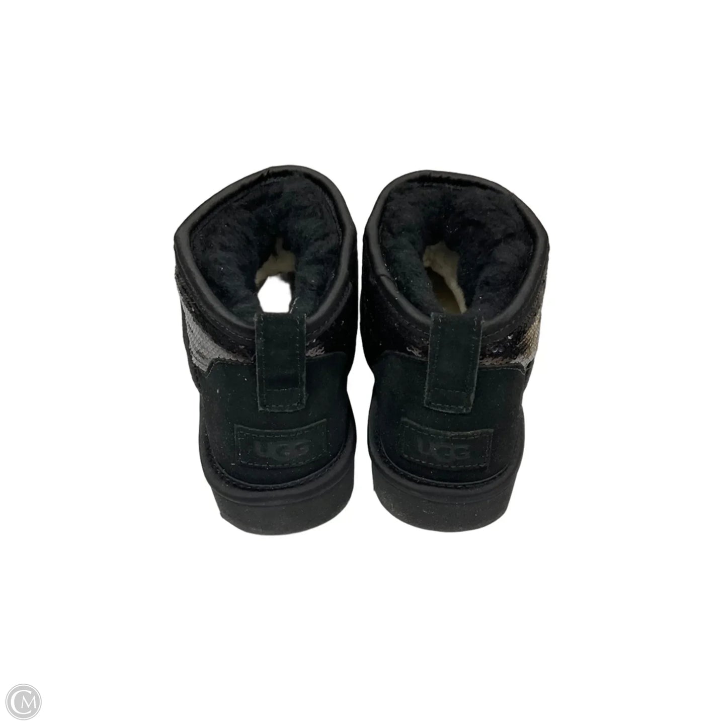 Boots Ankle Flats By Ugg In Black, Size: 8