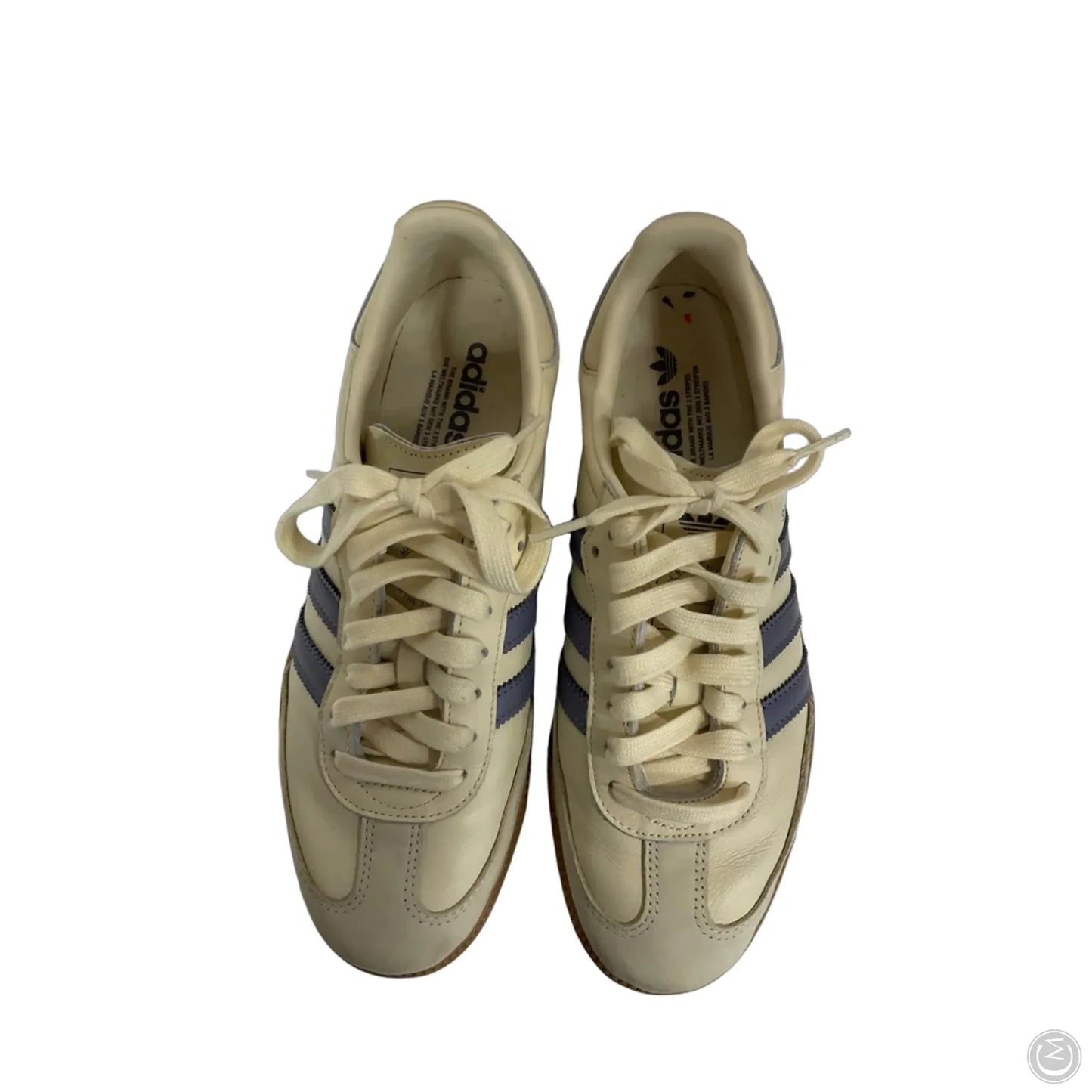 Shoes Athletic By Adidas In Blue & Cream, Size: 9