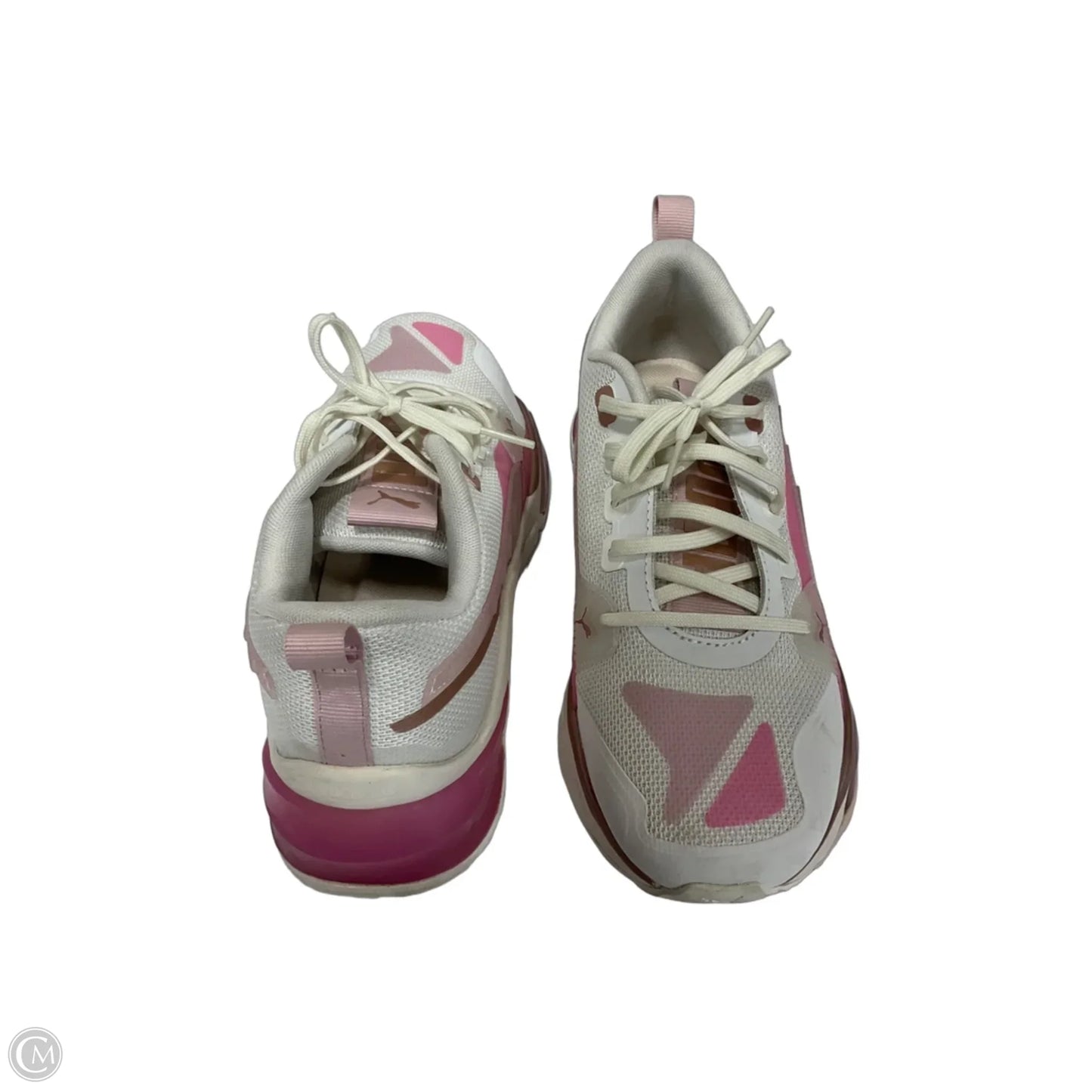 Shoes Athletic By Puma In Pink & White, Size: 9