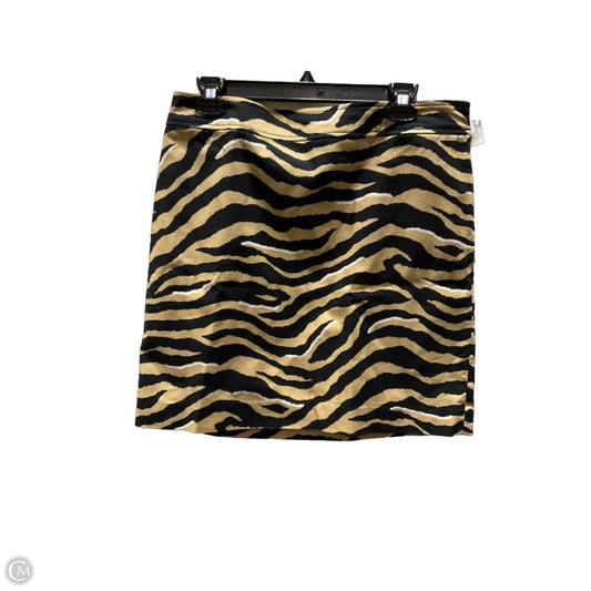 Skirt Midi By Talbots In Black & Brown, Size: M