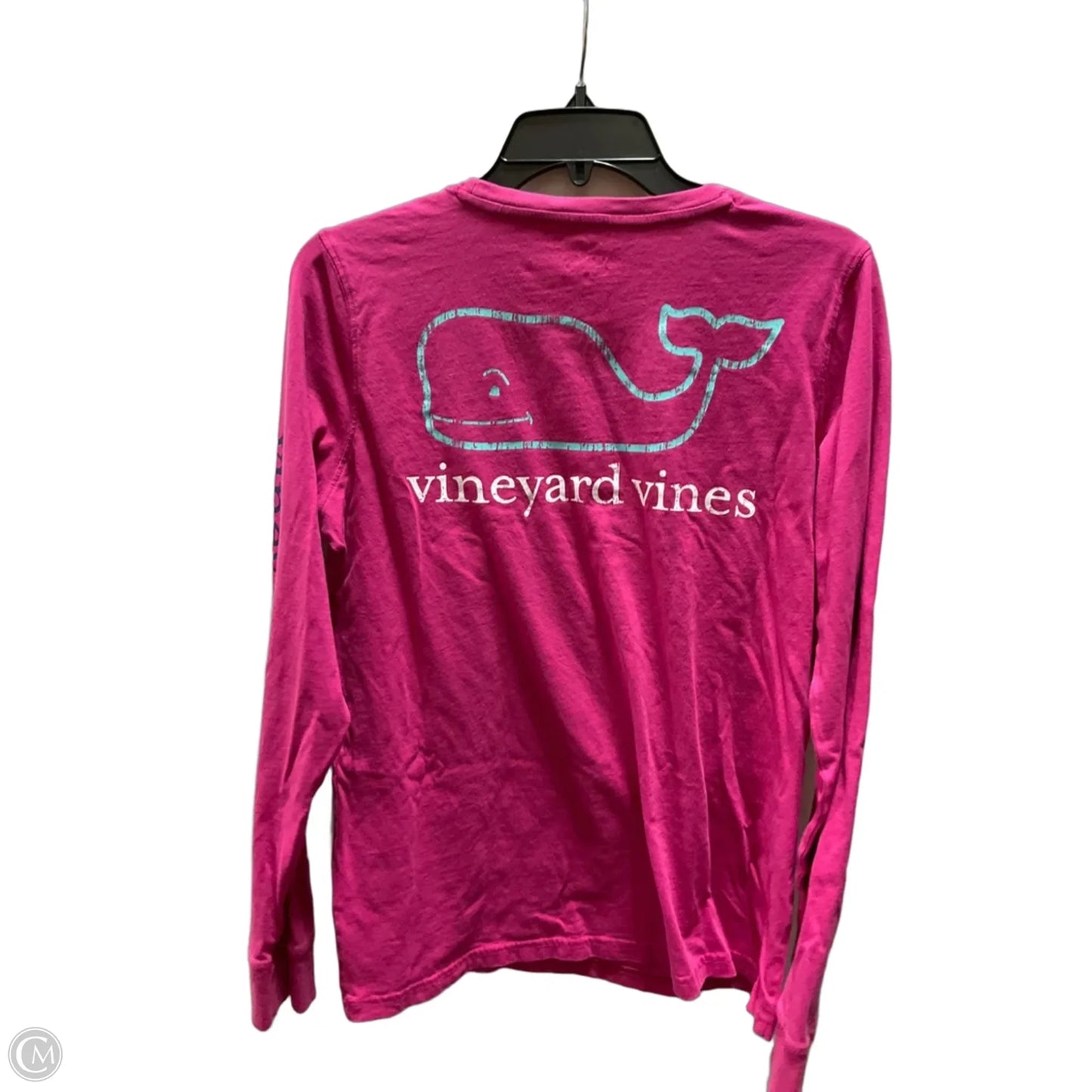 Athletic Top Long Sleeve Crewneck By Vineyard Vines In Pink, Size: M