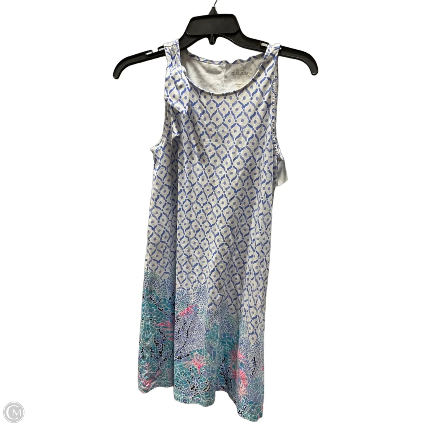 Dress Casual Short By Lilly Pulitzer In Blue & White, Size: Xs