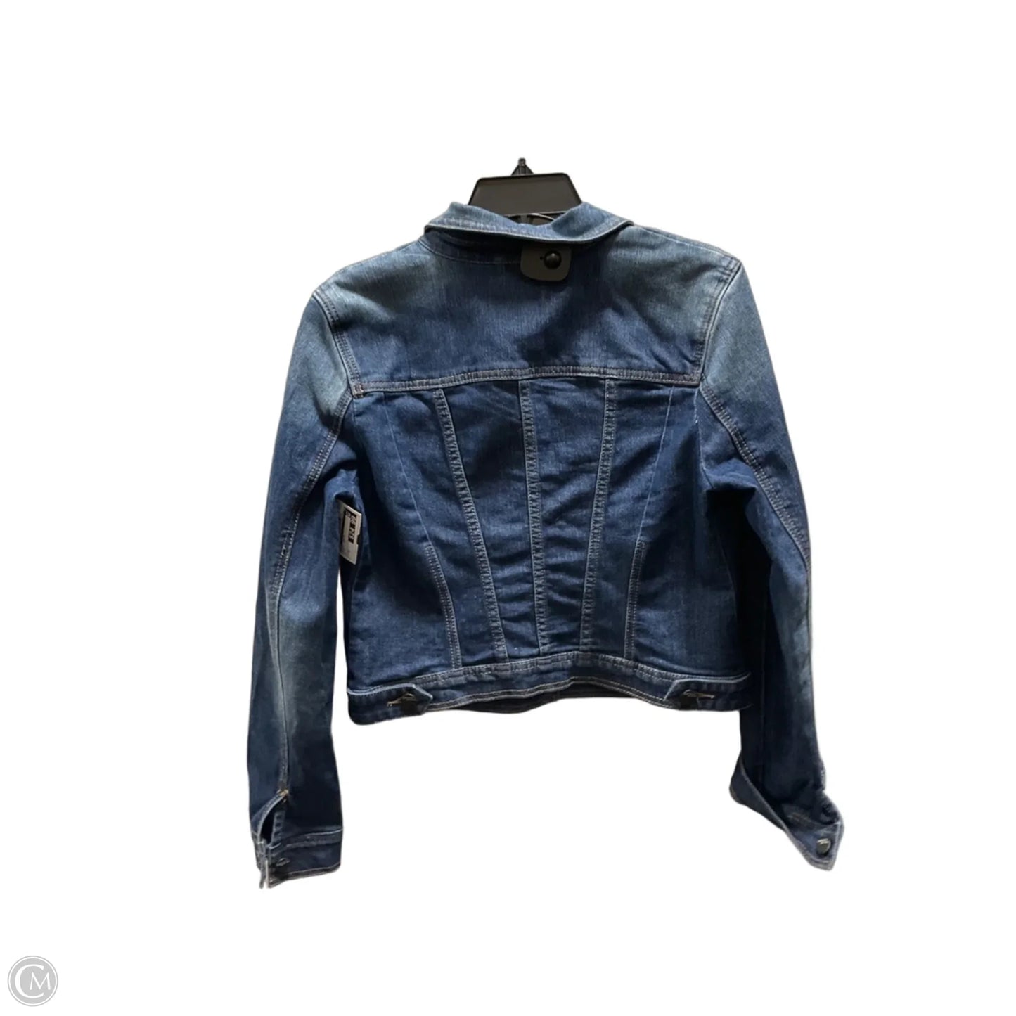 Jacket Denim By Dkny In Blue, Size: M