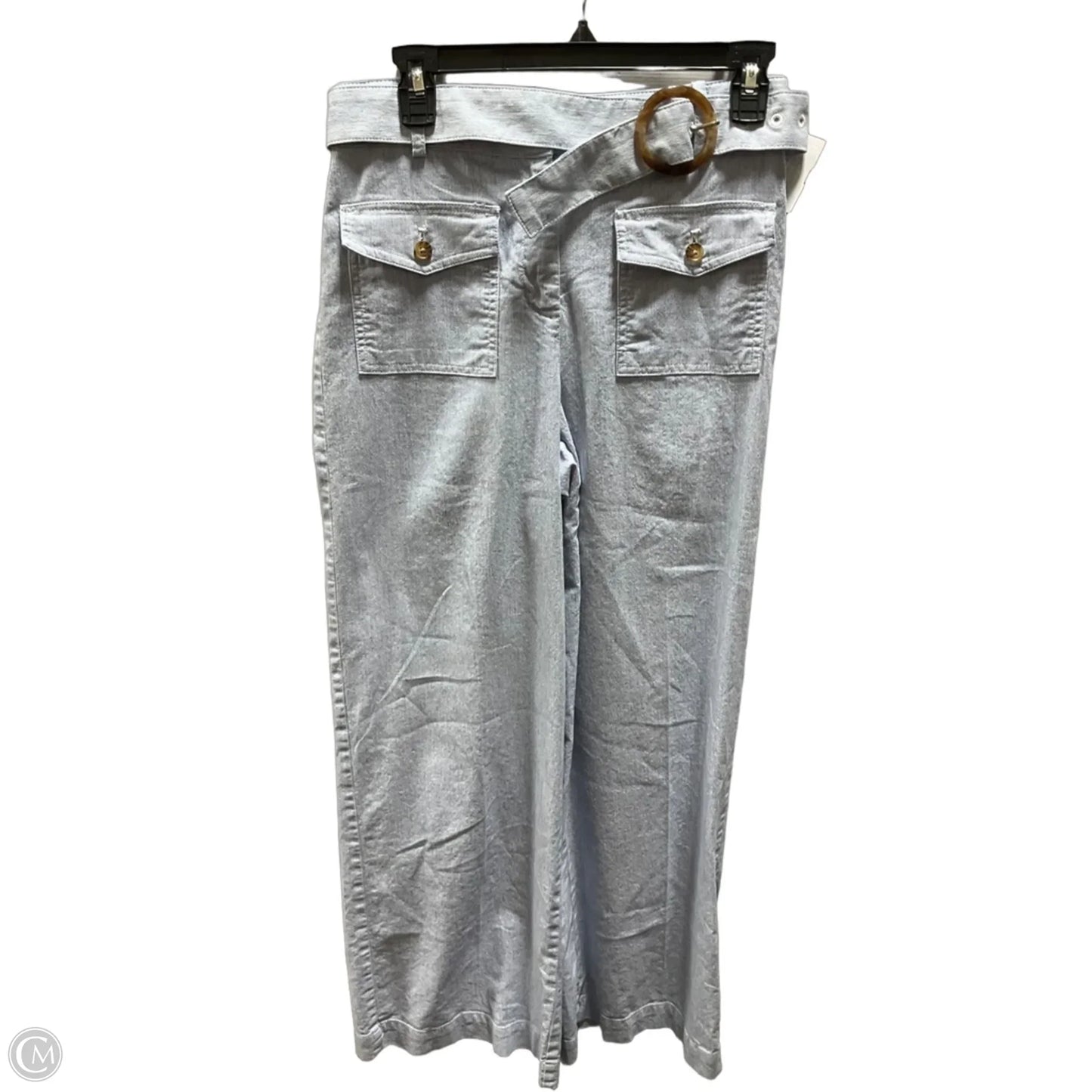 Pants Dress By Loft In Blue & White, Size: 0