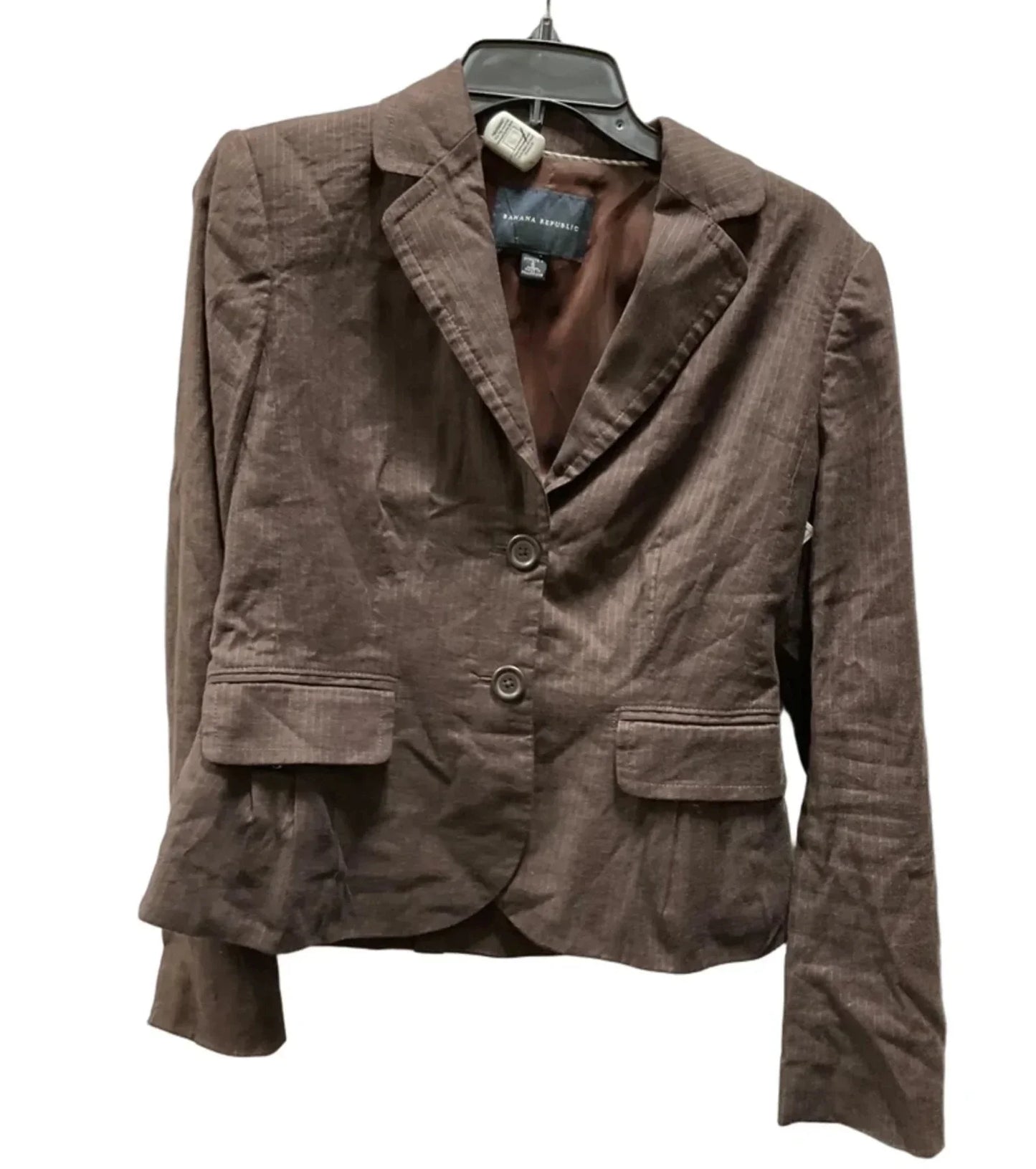 Blazer By Banana Republic In Brown, Size: S