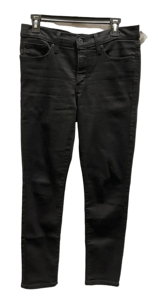 Jeans Skinny By Levis In Black, Size: 8