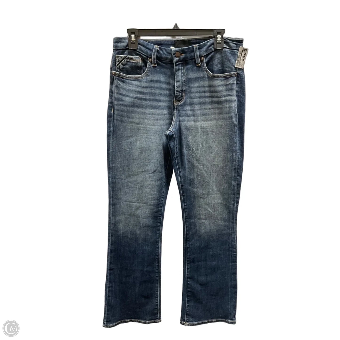 Jeans Flared By Buckle Black In Blue, Size: 8