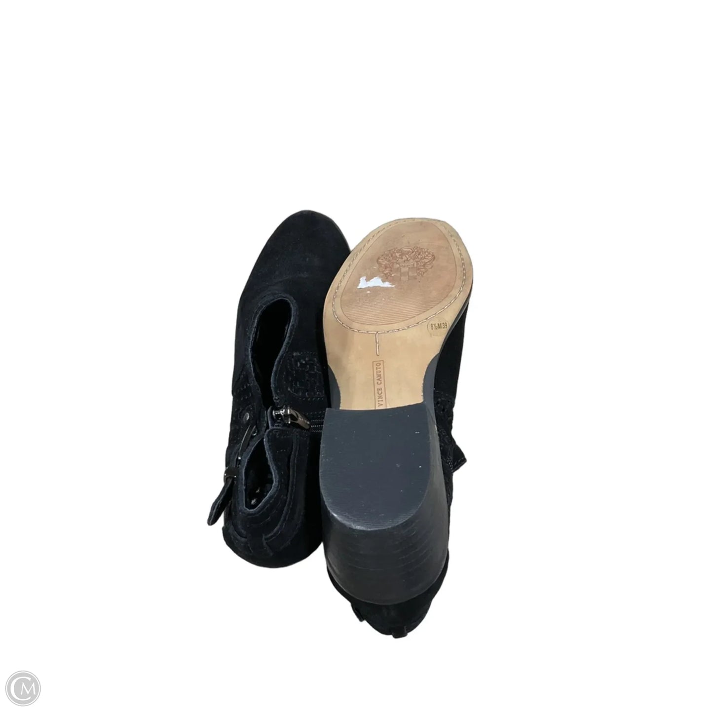Boots Ankle Heels By Vince Camuto In Black, Size: 8.5
