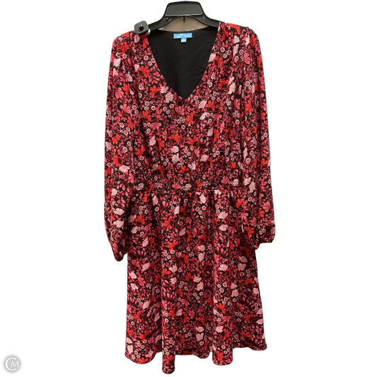 Dress Casual Midi By Draper James In Floral Print, Size: L