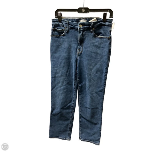 Jeans Straight By Good American In Blue, Size: 10