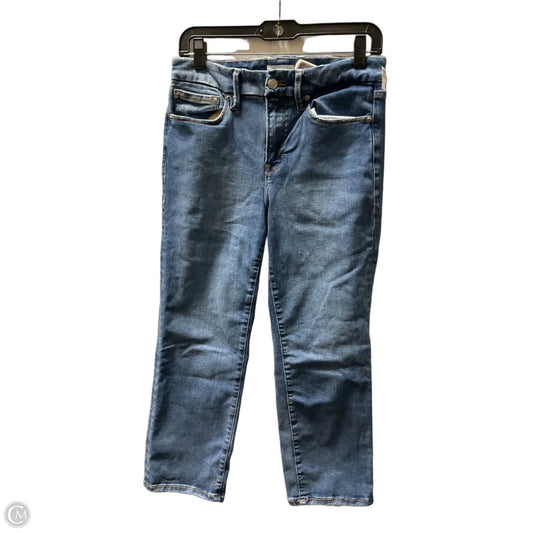 Jeans Straight By Good American In Blue, Size: 6