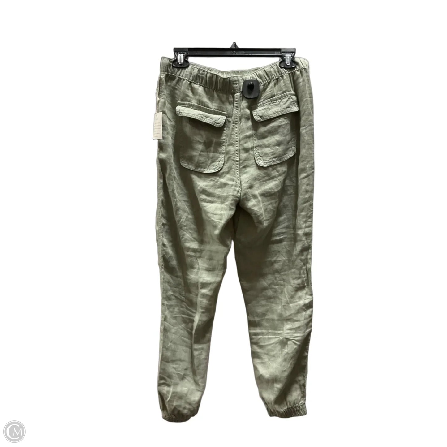 Pants Linen By C And C In Green, Size: M