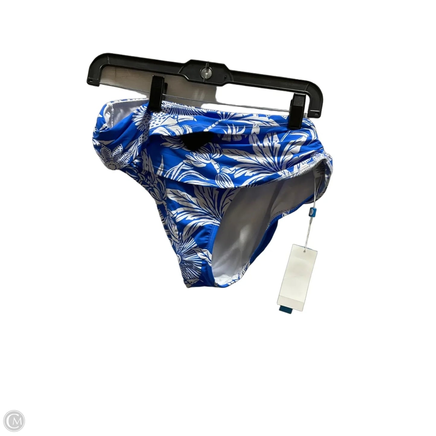 Swimsuit Bottom By Rod Beattie In Blue & Cream, Size: 10