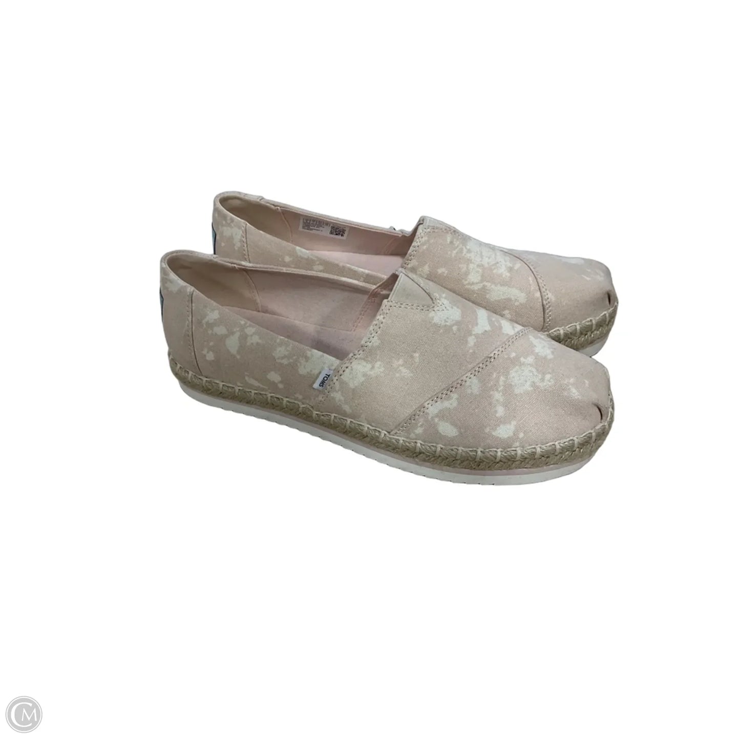 Shoes Flats By Toms In Pink, Size: 9
