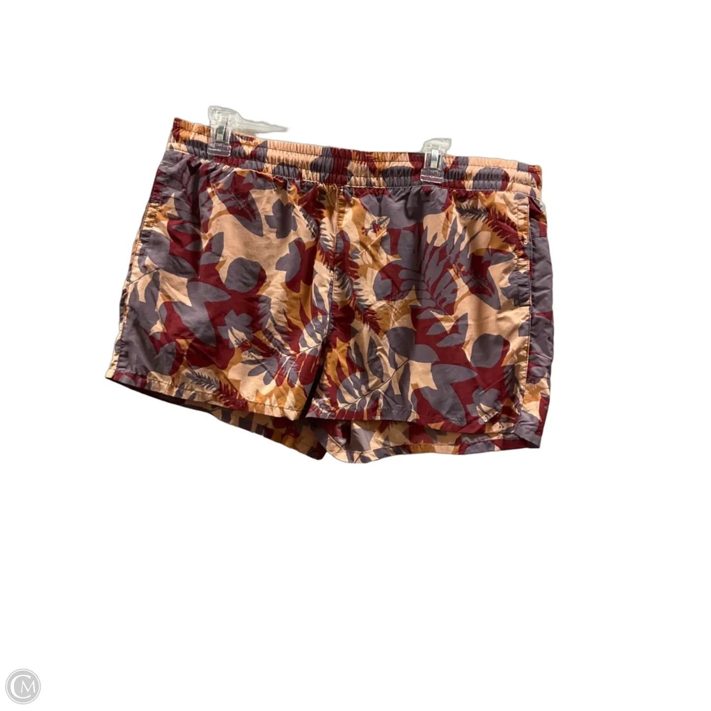 Shorts By Eddie Bauer In Purple & Red, Size: L