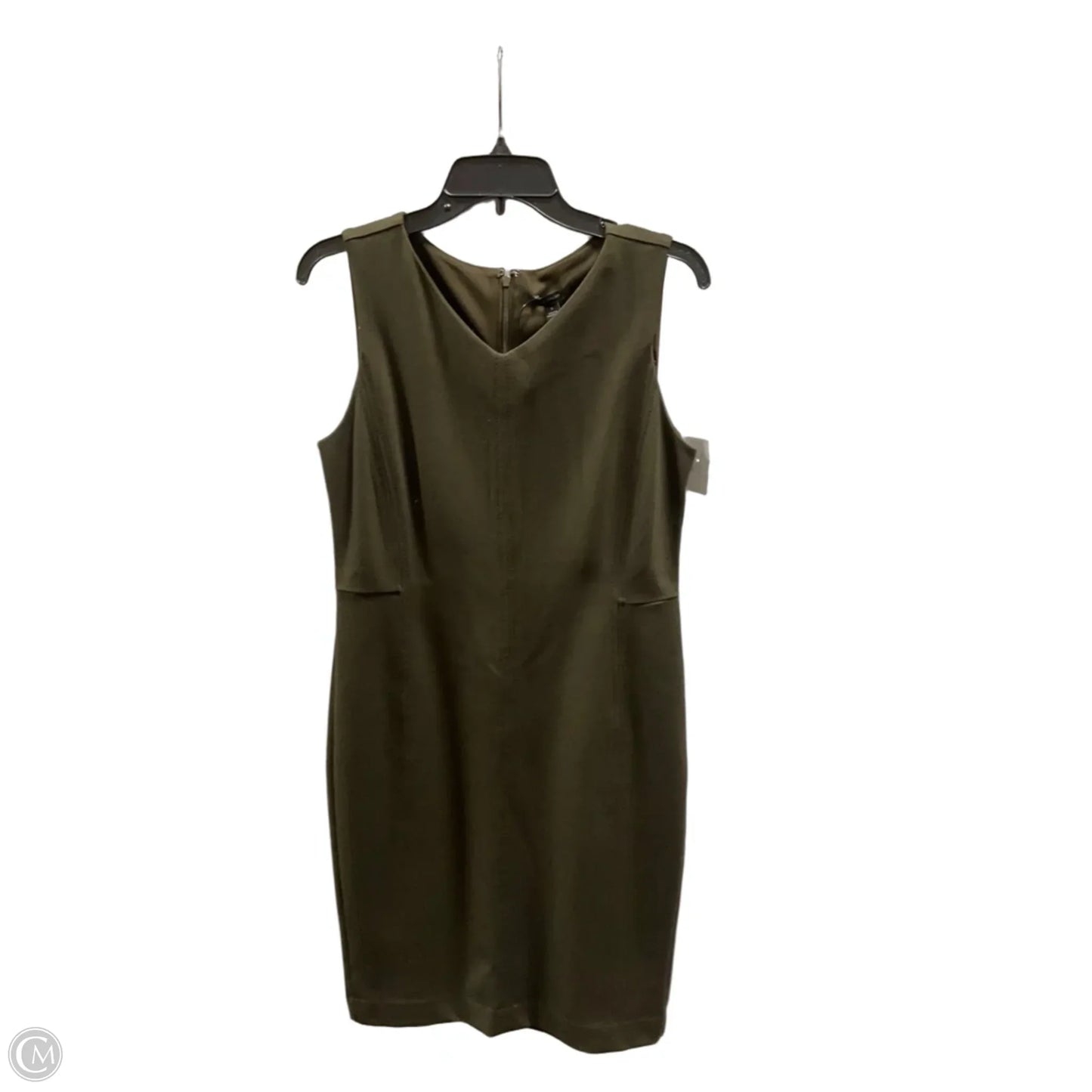 Dress Casual Midi By Ann Taylor In Green, Size: 8
