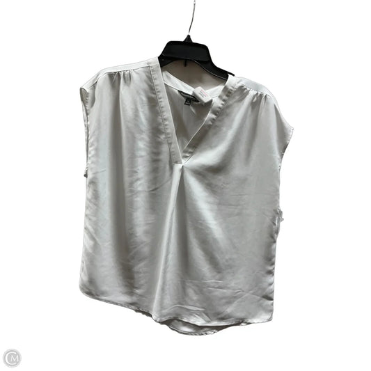 Top Sleeveless By Banana Republic In White, Size: M