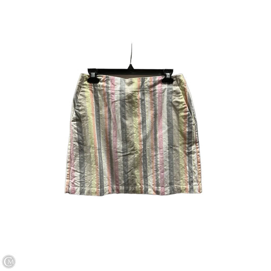 Skirt Mini & Short By Loft In Multi-colored, Size: 4