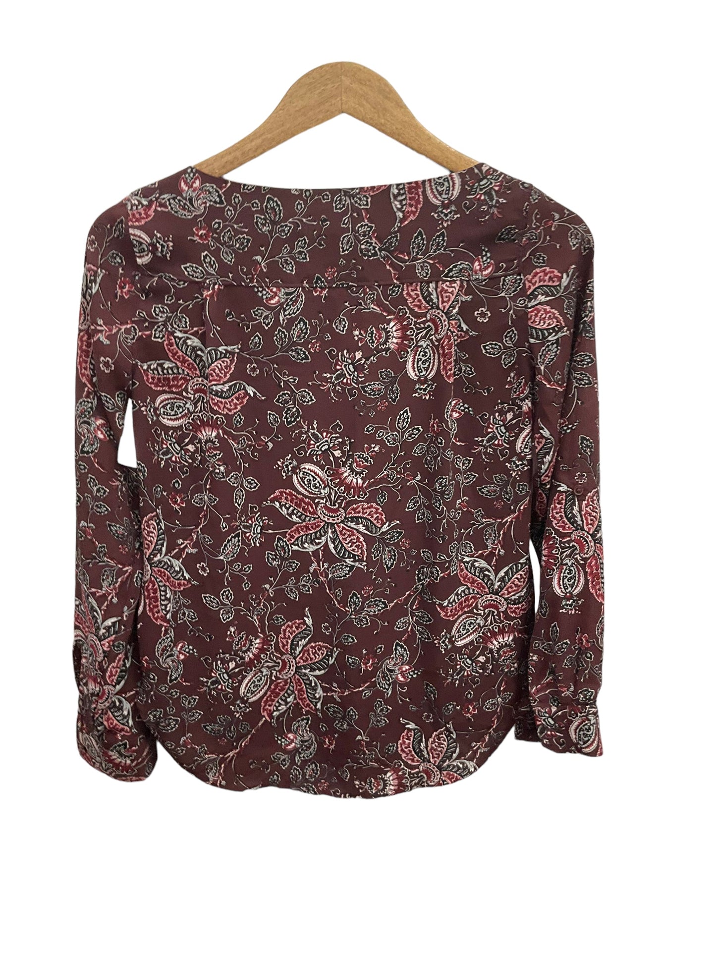 Blouse Long Sleeve By Loft  Size: Xxs