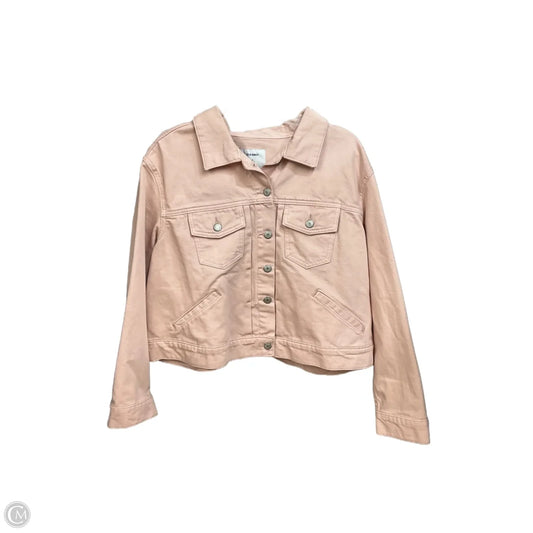 Jacket Denim By Old Navy In Pink, Size: 2x