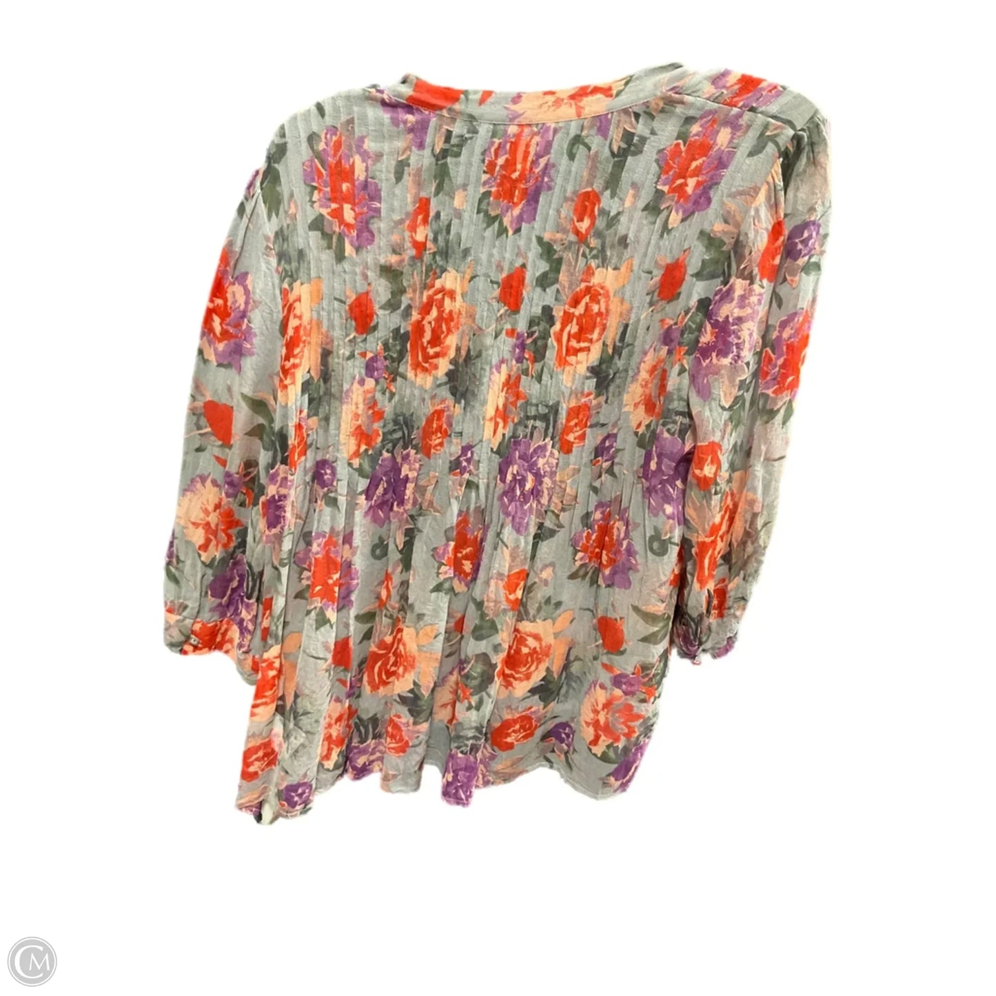 Top Long Sleeve By Joie In Floral Print, Size: L