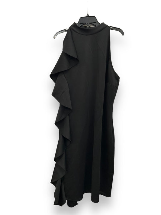 Black Dress Casual Midi Ashley Stewart, Size 2x
