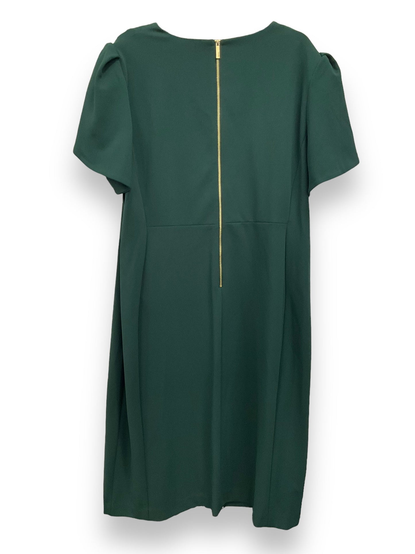 Green Dress Casual Midi Calvin Klein, Size 2x