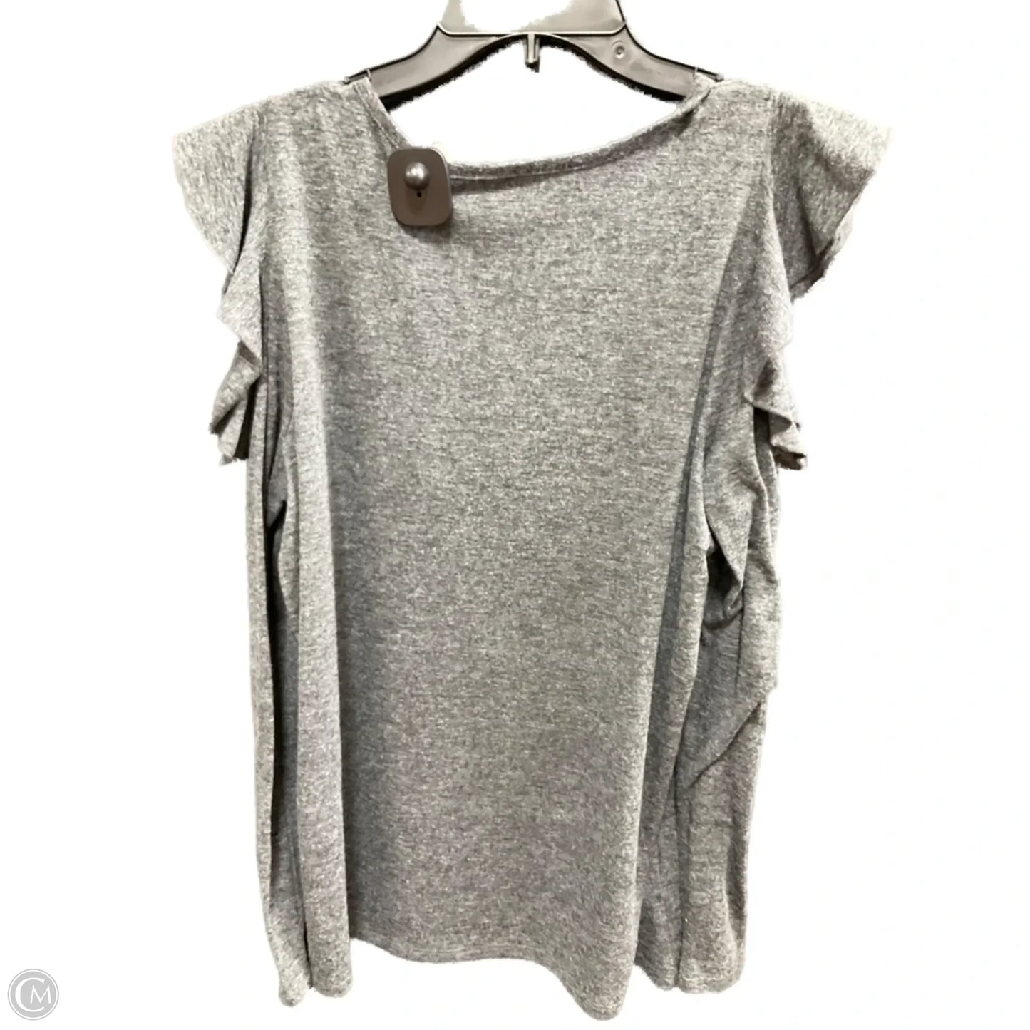 Top Long Sleeve By Loft In Grey, Size: M