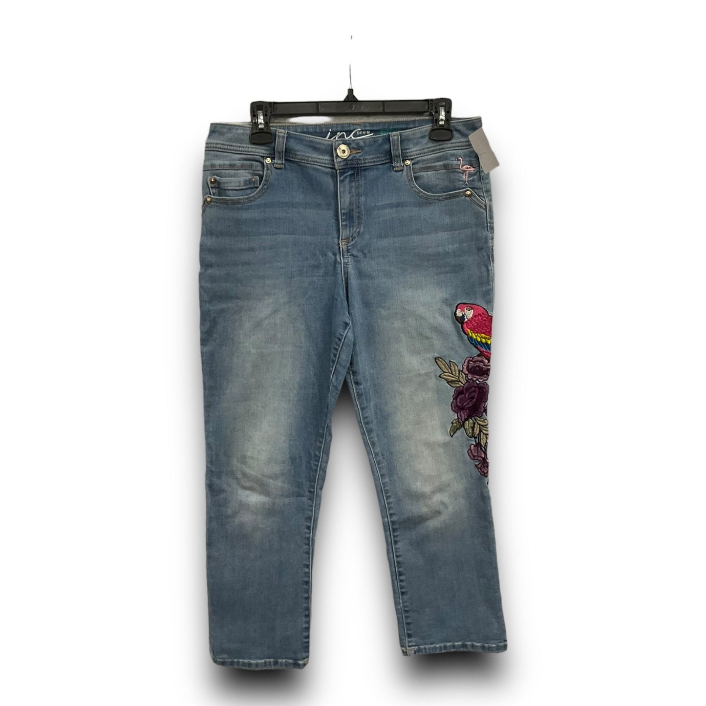 Blue Denim Jeans Cropped Inc, Size 6