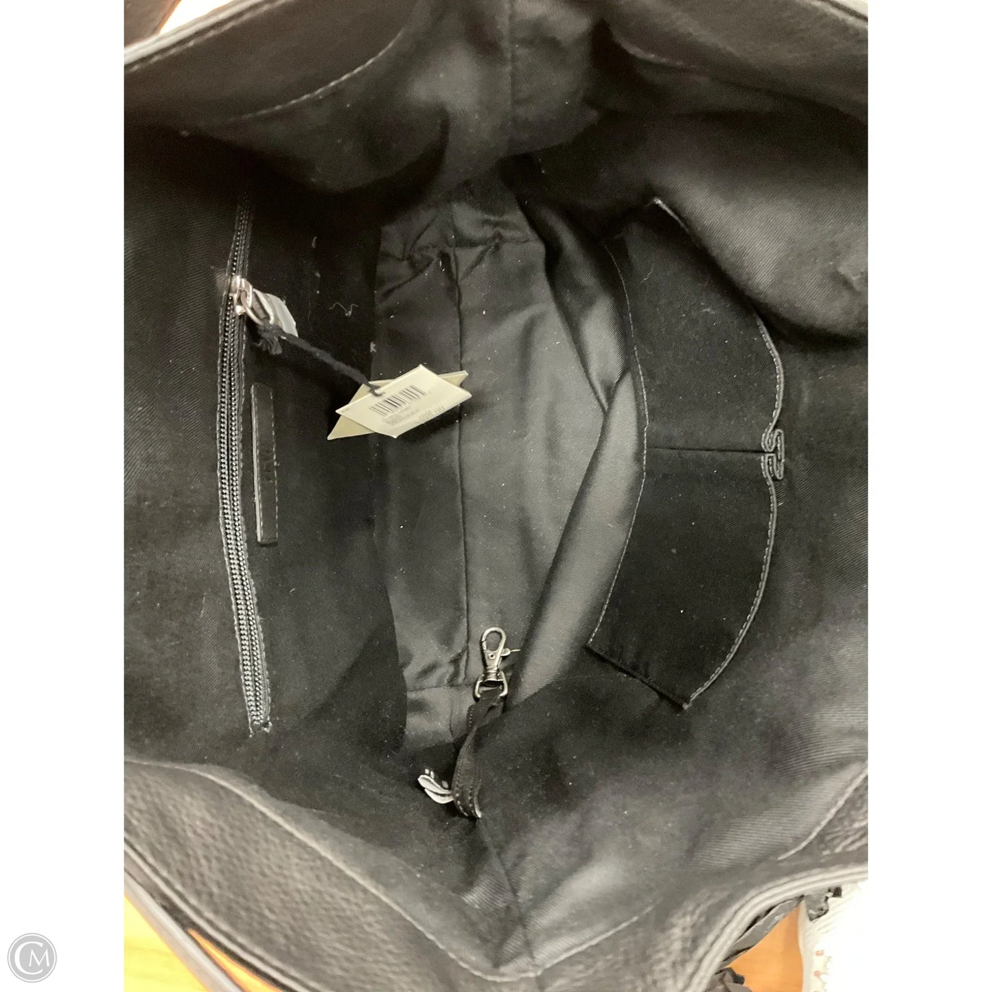 Handbag Leather By Frye, Size: Medium