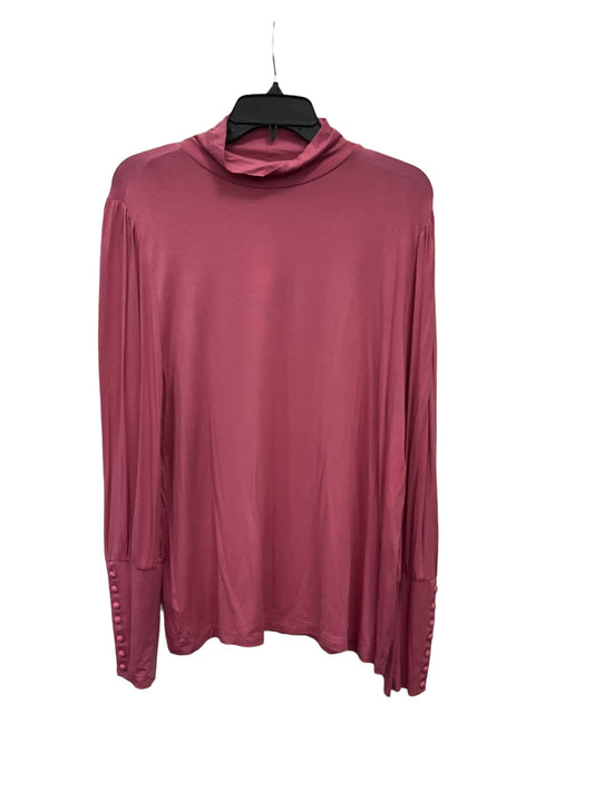 Pink Top Long Sleeve Ann Taylor, Size Xl