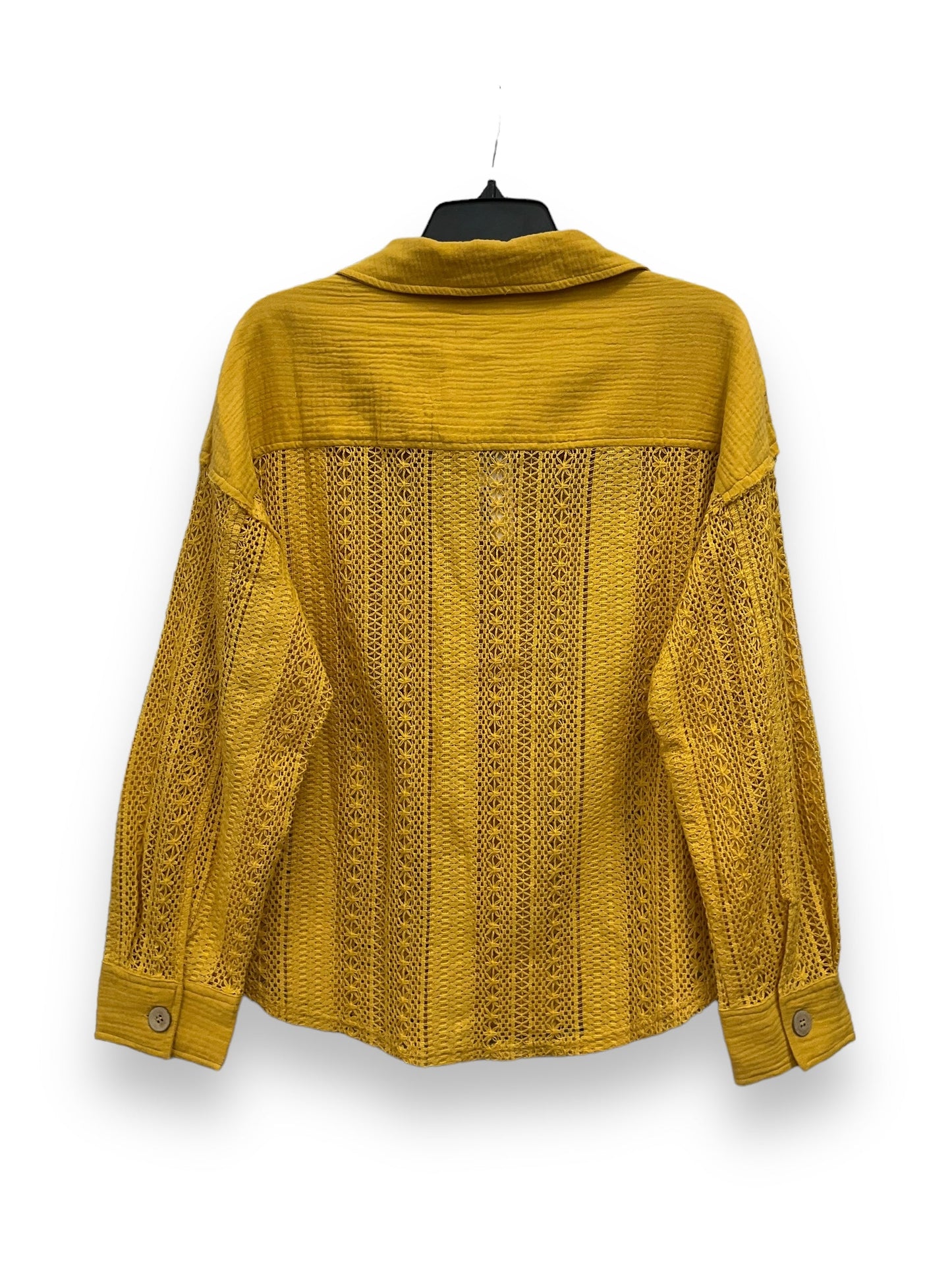 Yellow Top Long Sleeve Cmc, Size L