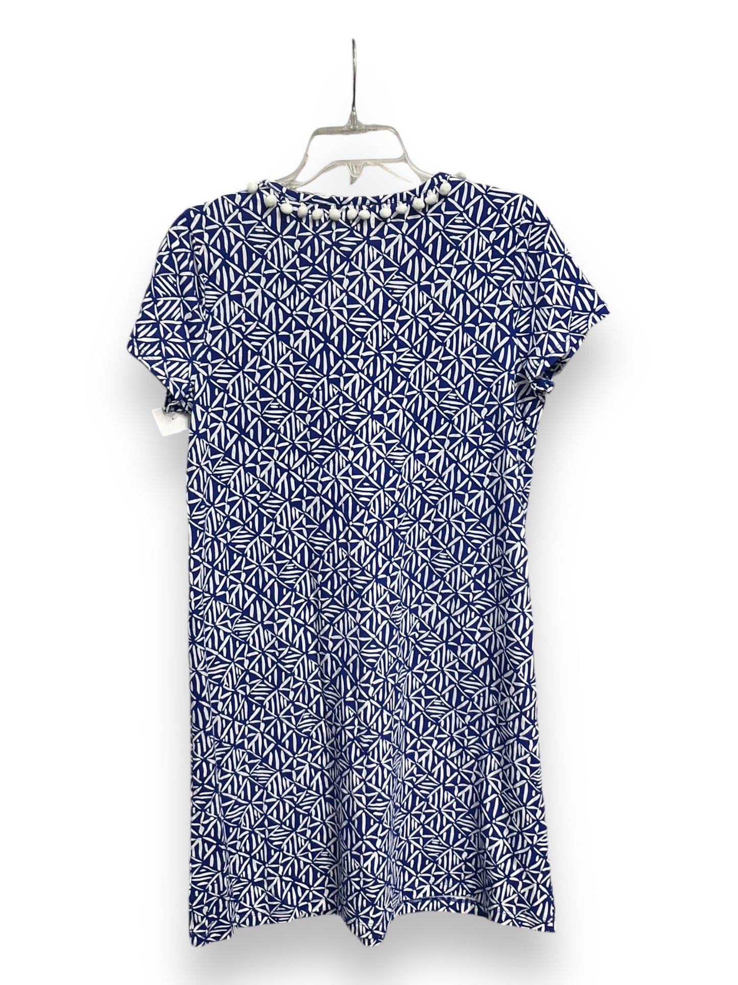 Dress Casual Short By Lilly Pulitzer In Blue & White, Size: M