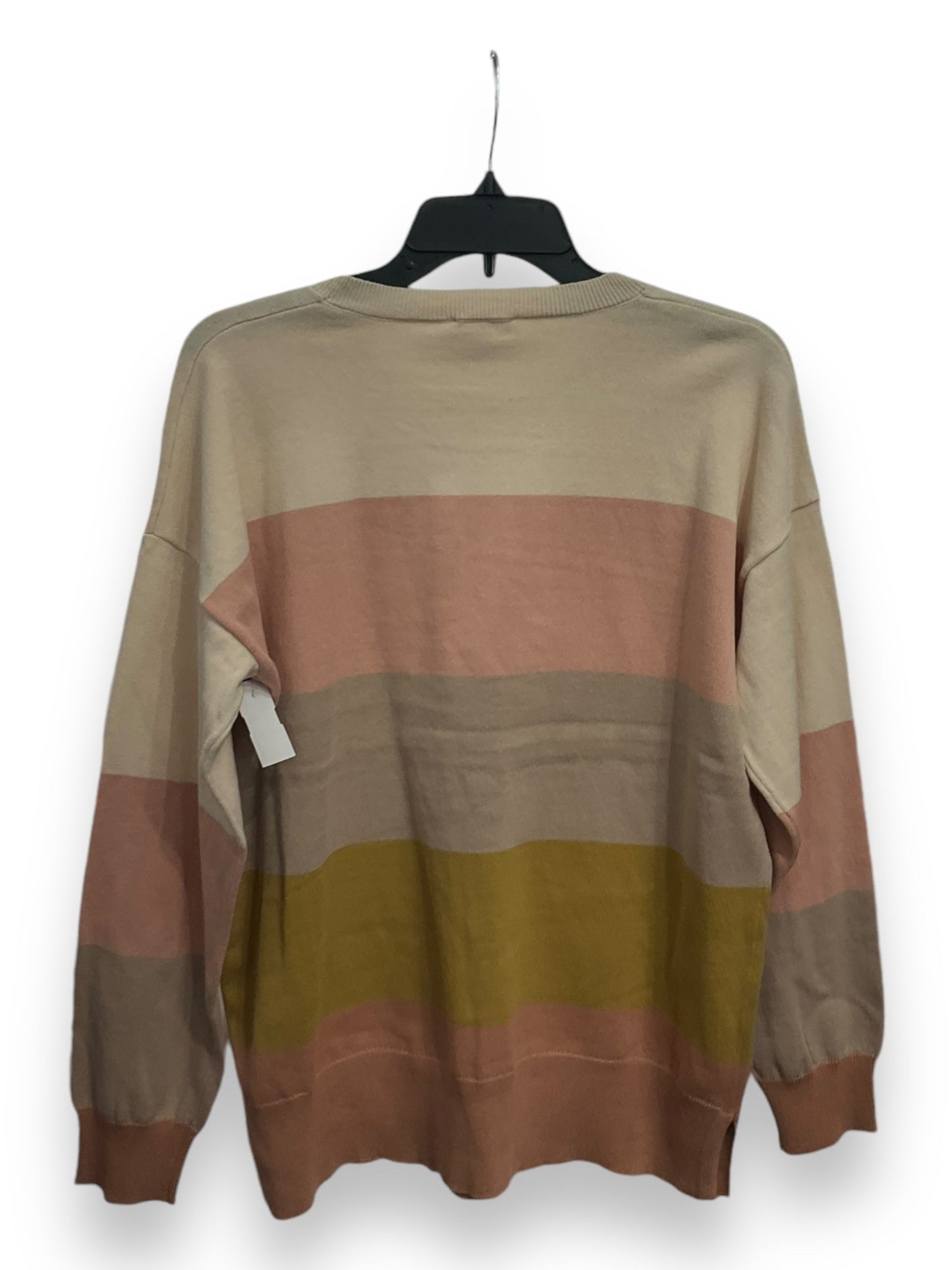 Sweater By Hem & Thread In Striped Pattern, Size: L