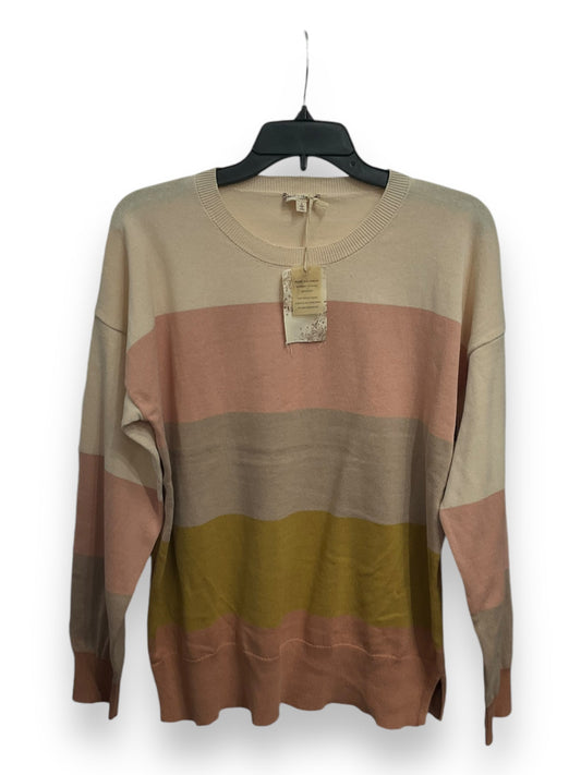 Sweater By Hem & Thread In Striped Pattern, Size: L