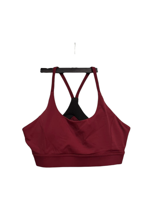 Athletic Bra By Cmb In Red, Size: Xl