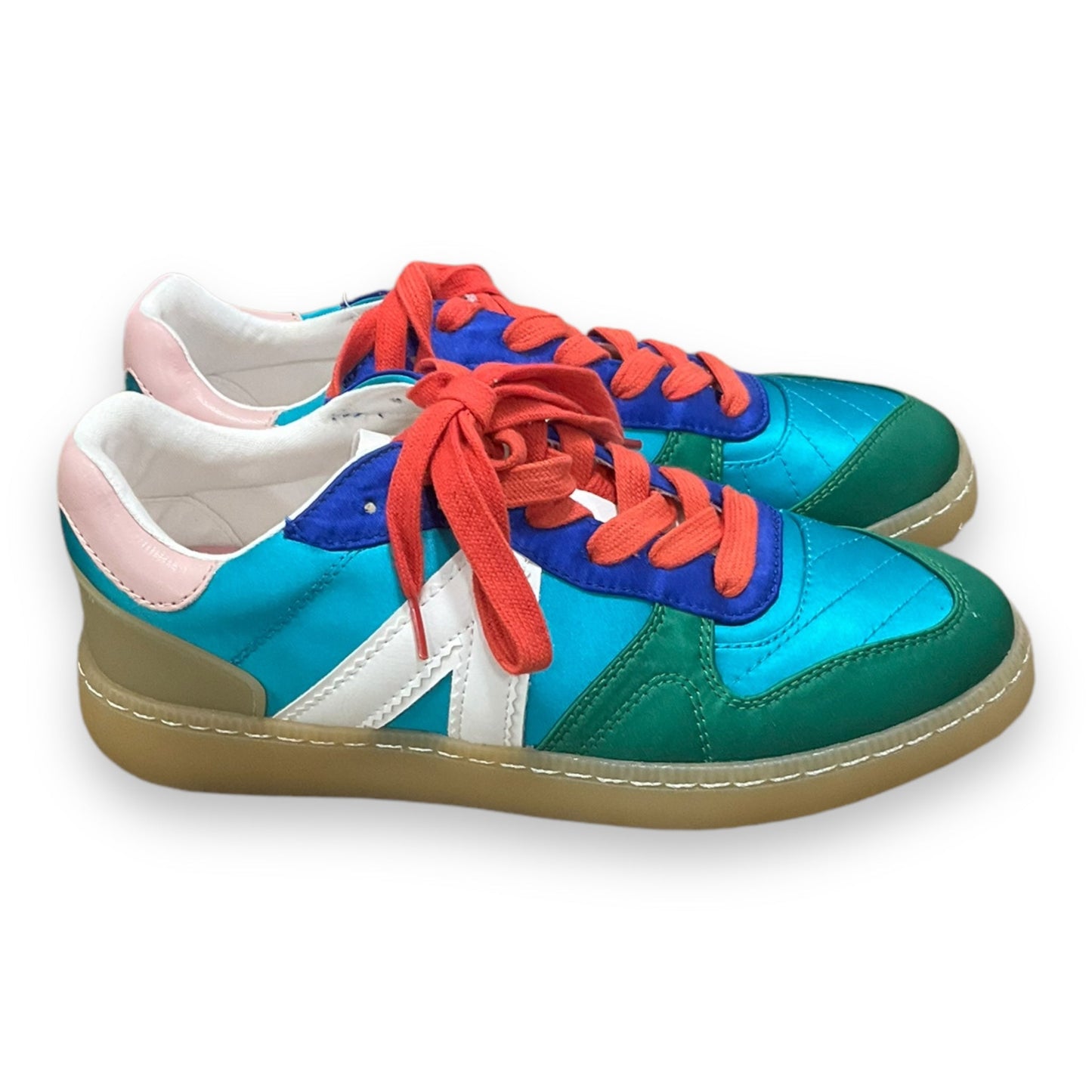 Shoes Sneakers By Mia In Multi-colored, Size: 7