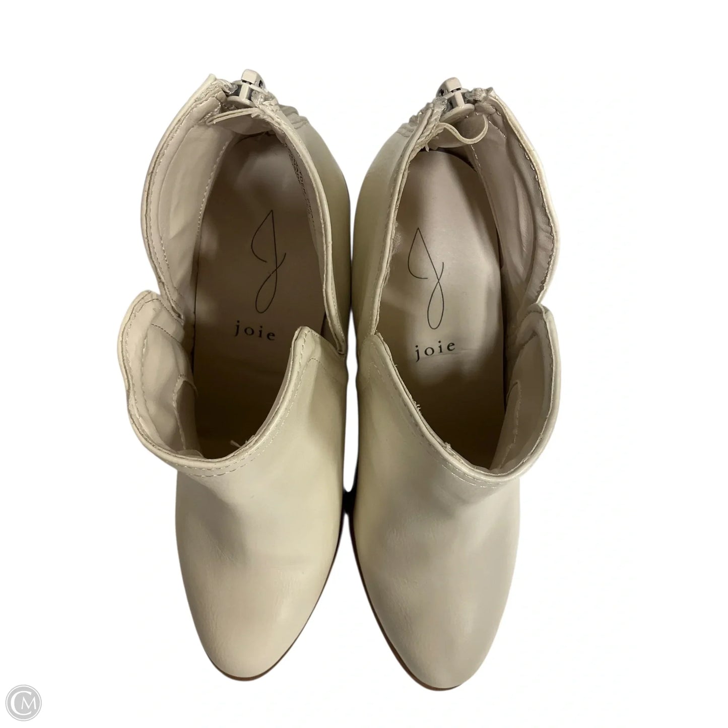 Boots Ankle Heels By Joie In Yellow, Size: 7