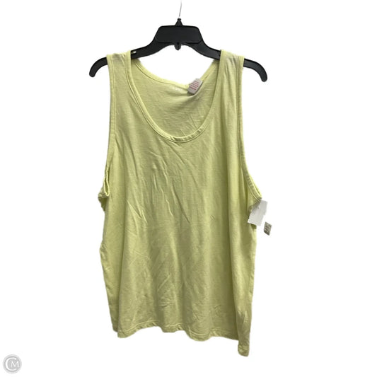 Tank Top By Old Navy In Yellow, Size: L