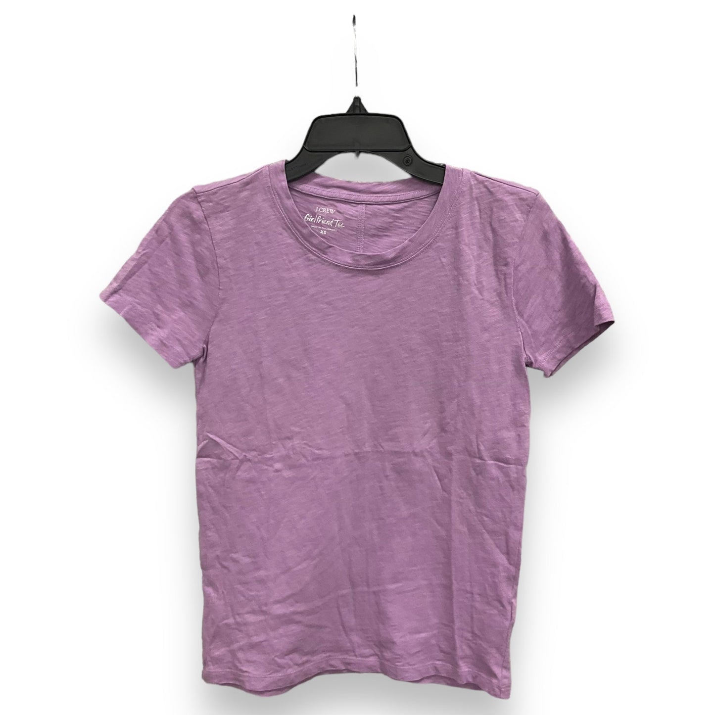 Top Short Sleeve Basic By J. Crew In Purple, Size: Xs