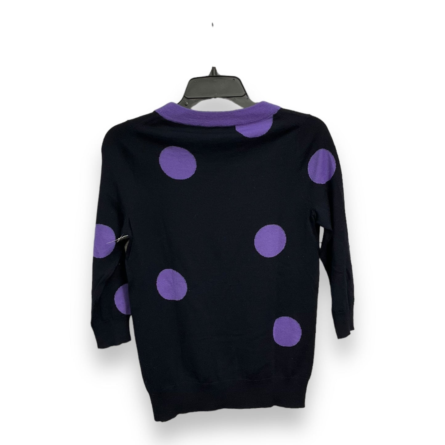 Top 3/4 Sleeve By J. Crew In Polkadot Pattern, Size: Xs