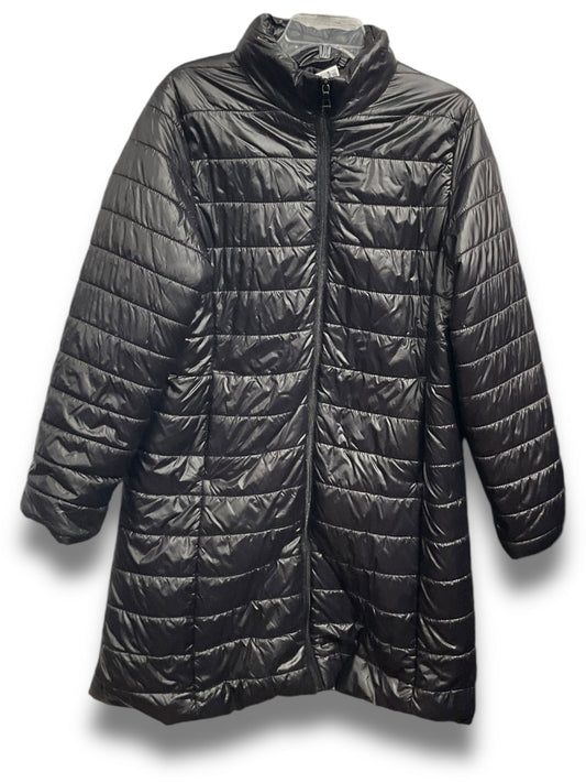 Coat Puffer & Quilted By Active Usa In Black, Size: 1x