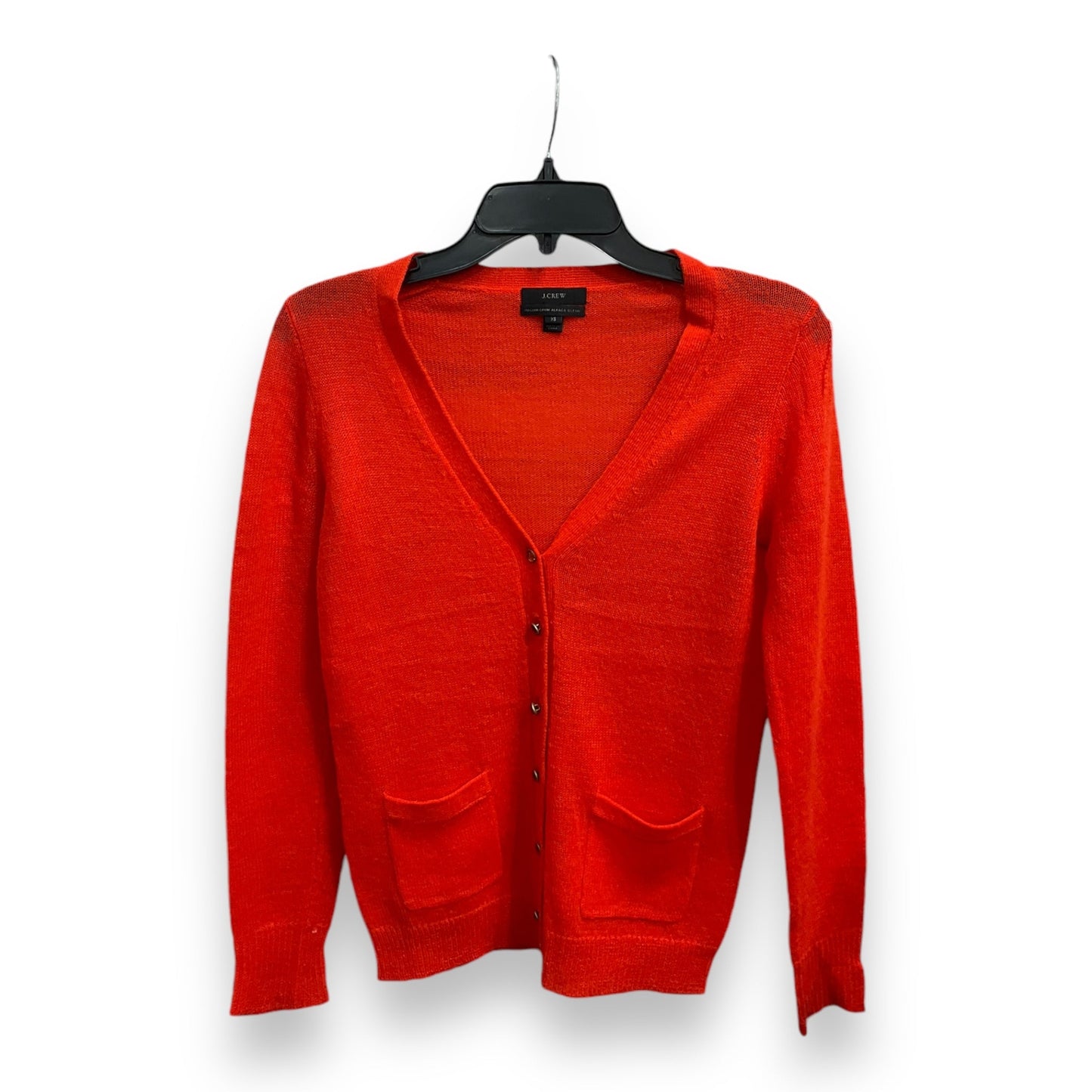 Cardigan By J. Crew In Orange, Size: Xs