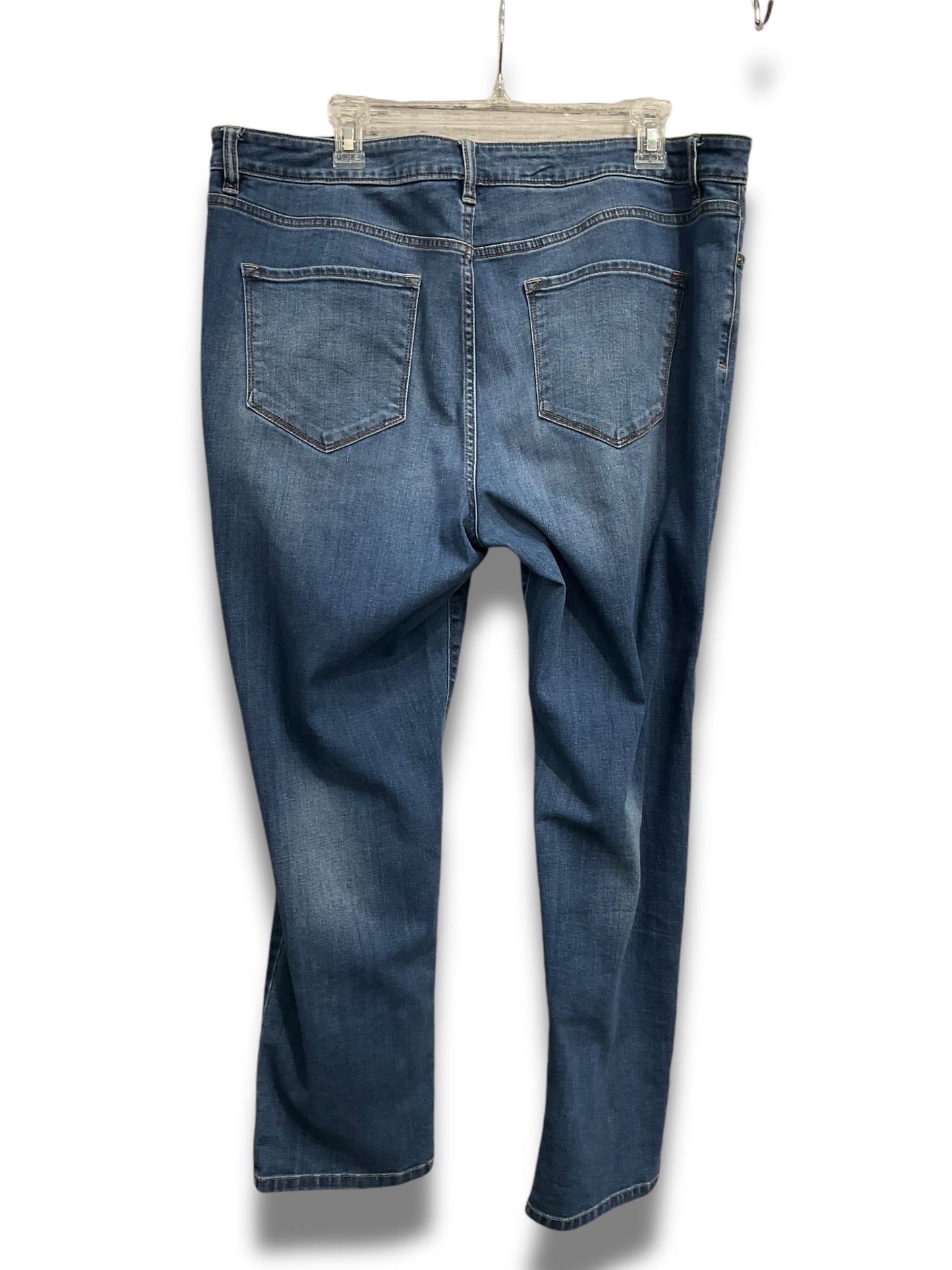 Jeans Straight By Liz Claiborne In Blue, Size: 16