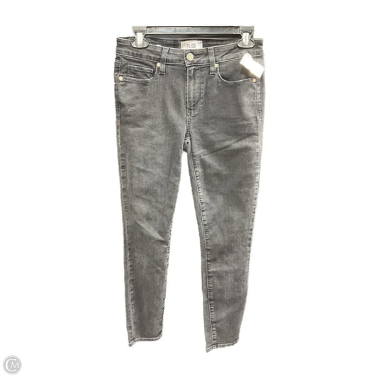 Jeans Skinny By Paige In Black, Size: 4