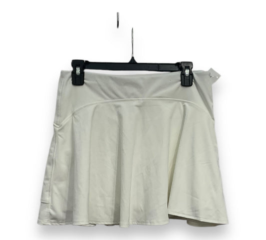 Athletic Skort By Fabletics In White, Size: L