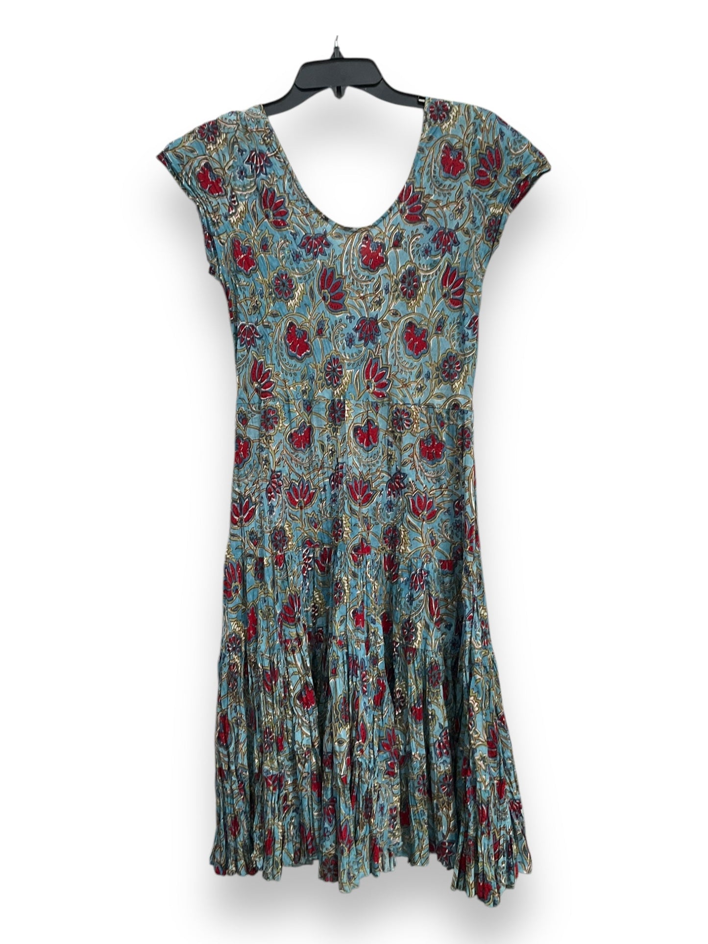 Dress Casual Midi By Cmb In Multi-colored, Size: Xs