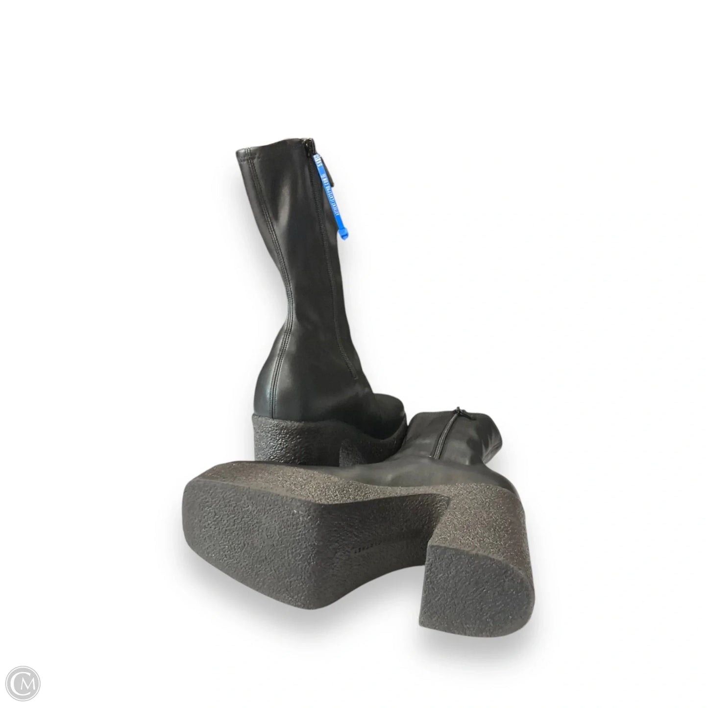 Boots Luxury Designer By Stella Mccartney In Black, Size: 9