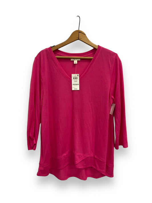 Top Long Sleeve Basic By Style And Company  Size: L