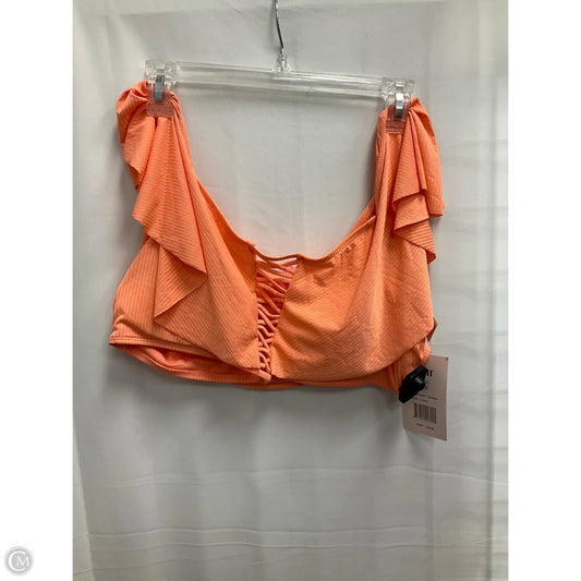 Swimsuit Top By Ymi In Peach, Size: 3x